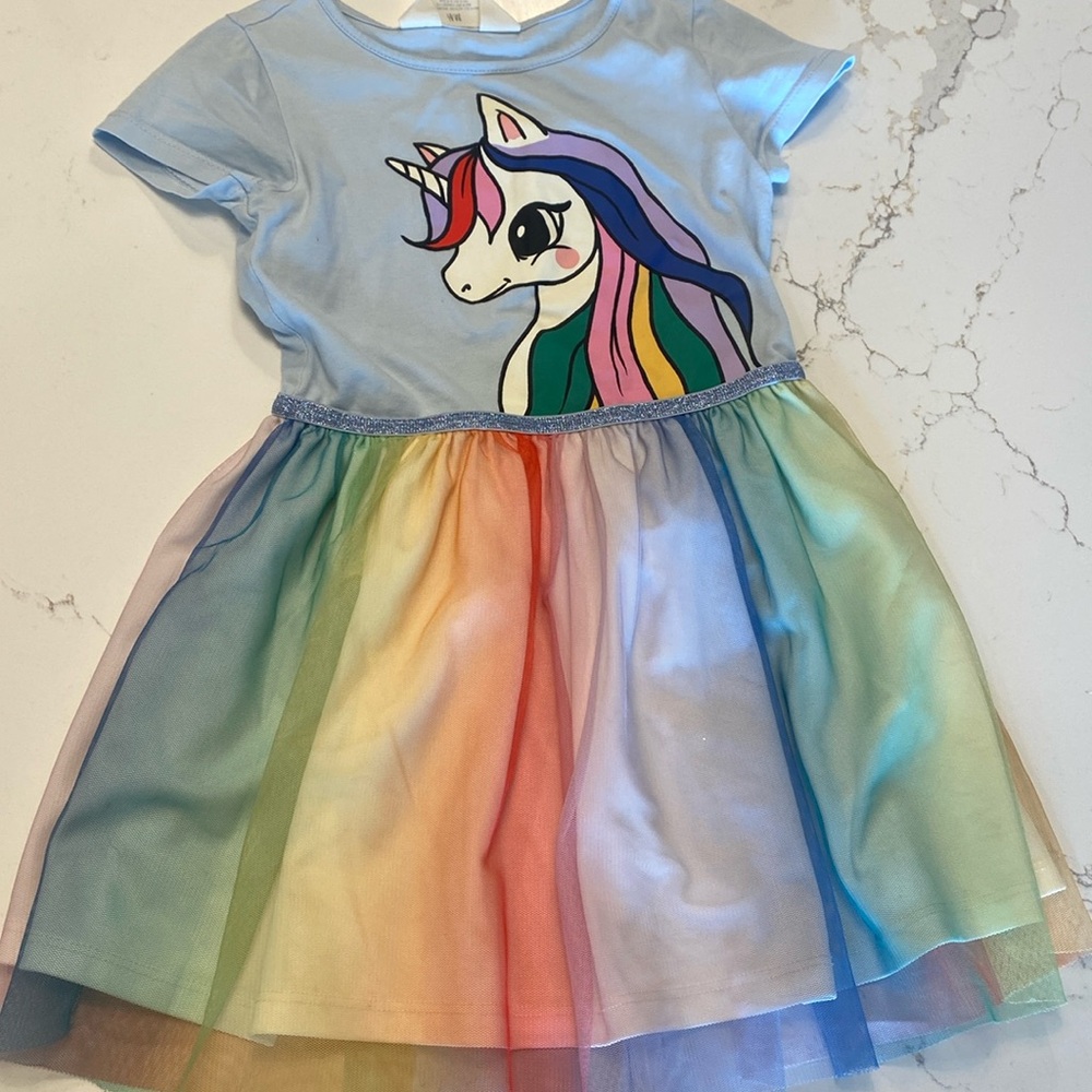 Unicorn rainbow dress